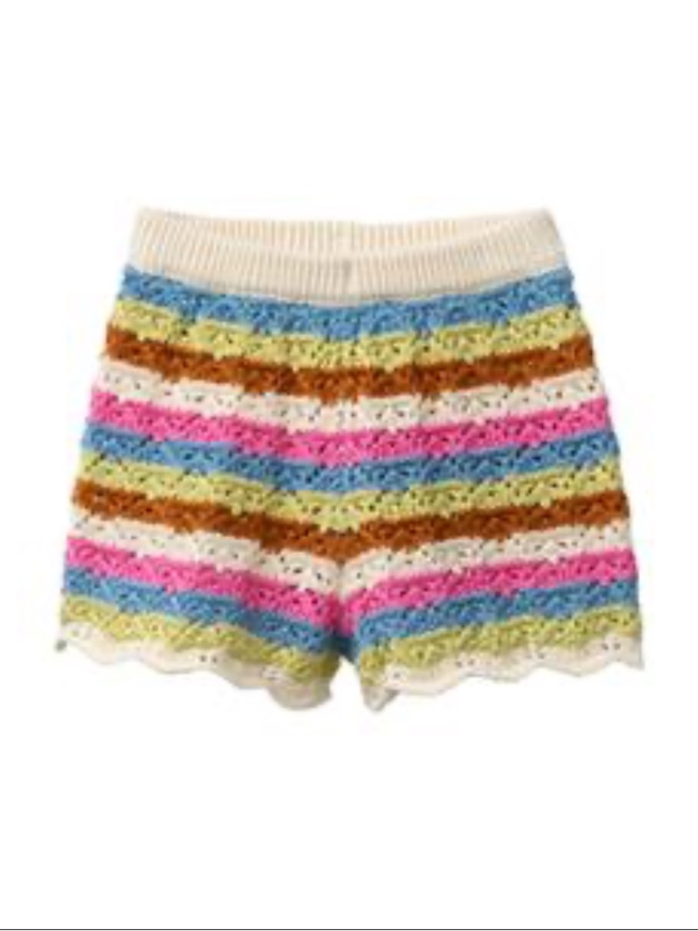 Zara Kids Striped Knit Shorts Size 2 Years